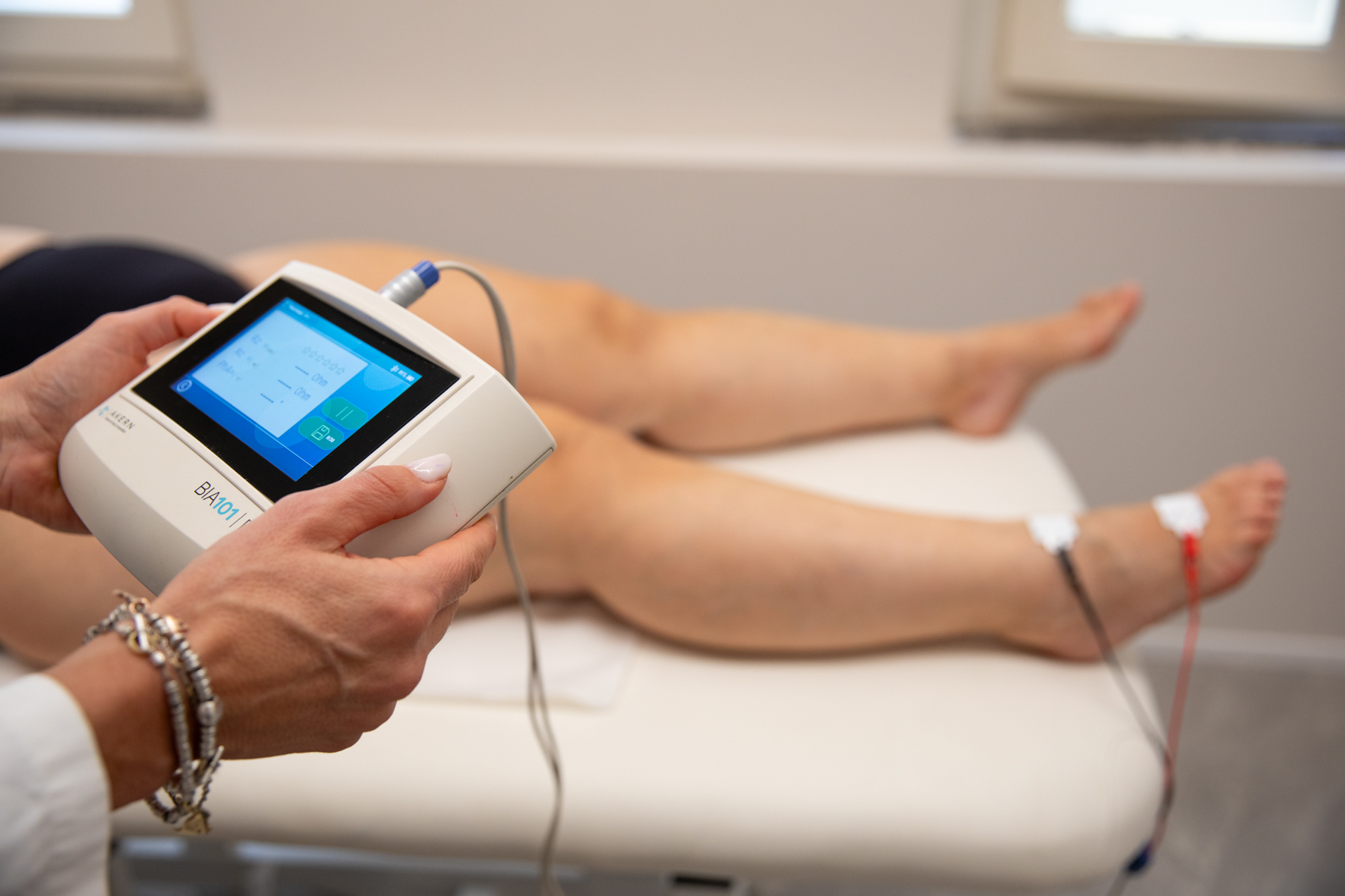 Analisi della composizione corporea con bioimpedenziometria